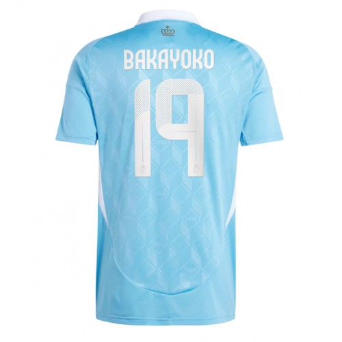 Pánský Fotbalový dres Belgie Johan Bakayoko #19 ME 2024 Venkovní Krátký Rukáv